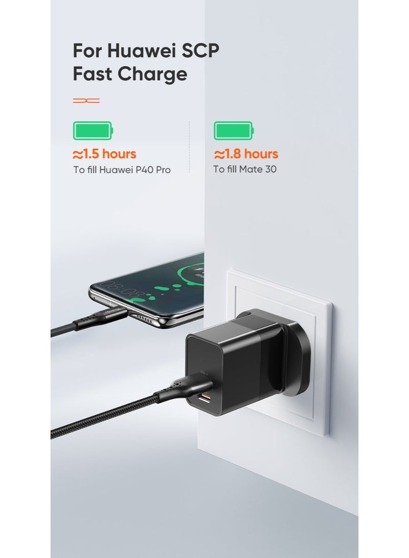 Mcdodo 33W Fast Charger Dual Port (USB-C PD + USB-A) UK Plug - Image 5